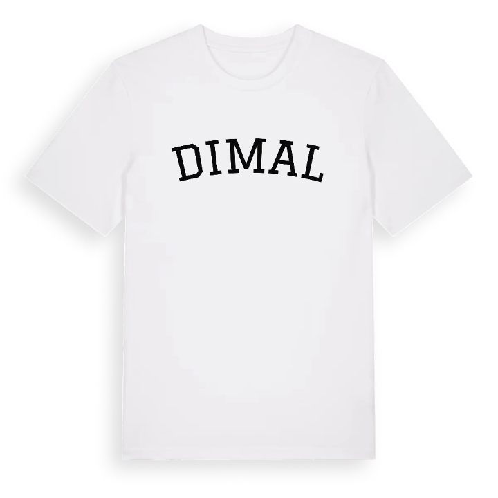 Dimal böjd t-shirt – t-shirt från PinShirt