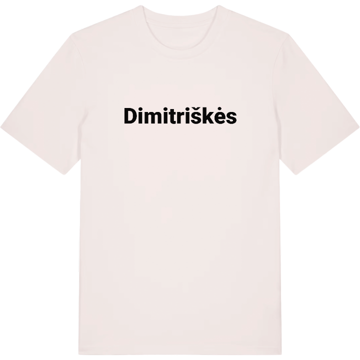Dimitriškės fetstil t-shirt – t-shirt från PinShirt