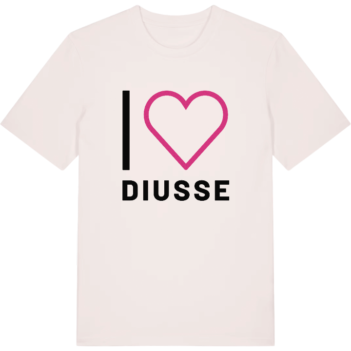 Jag älskar Diusse t-shirt stort tryck – t-shirt från PinShirt