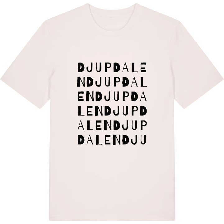 Djupdalen ordlek t-shirt – t-shirt från PinShirt