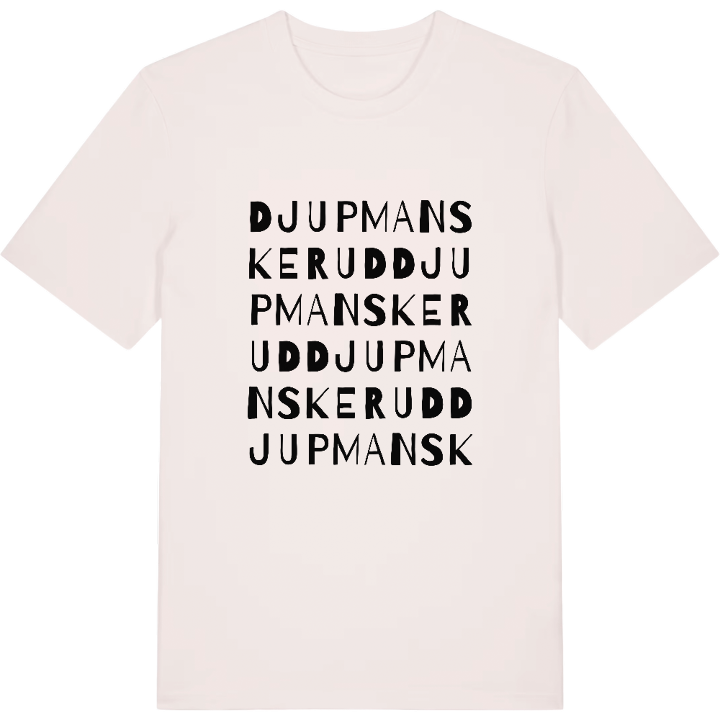 Djupmanskerud ordlek t-shirt – t-shirt från PinShirt