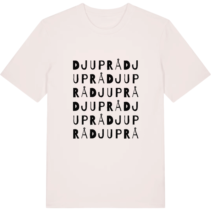 Djuprå ordlek t-shirt – t-shirt från PinShirt