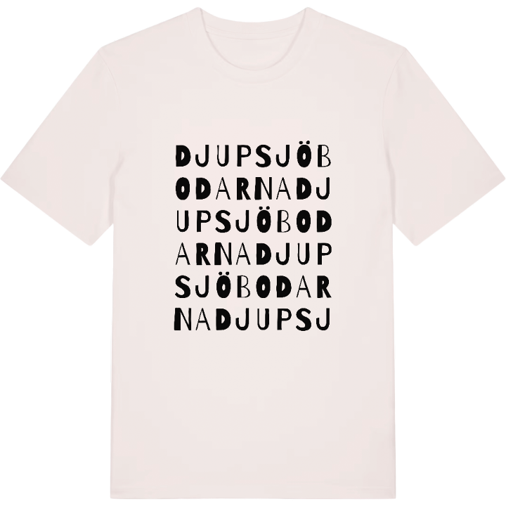 Djupsjöbodarna ordlek t-shirt – t-shirt från PinShirt