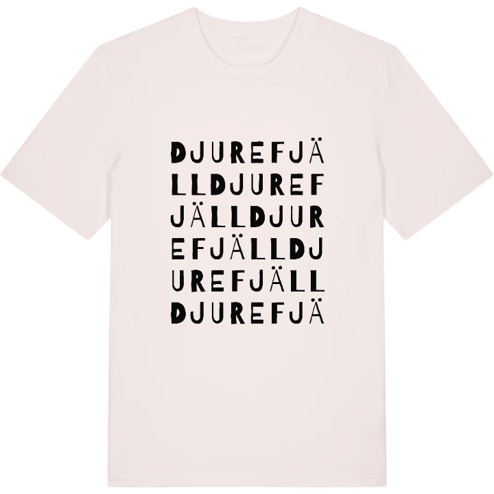 Djurefjäll ordlek t-shirt – t-shirt från PinShirt