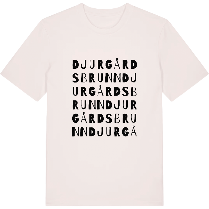 Djurgårdsbrunn ordlek t-shirt – t-shirt från PinShirt