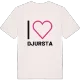 Jag älskar Djursta t-shirt stort tryck