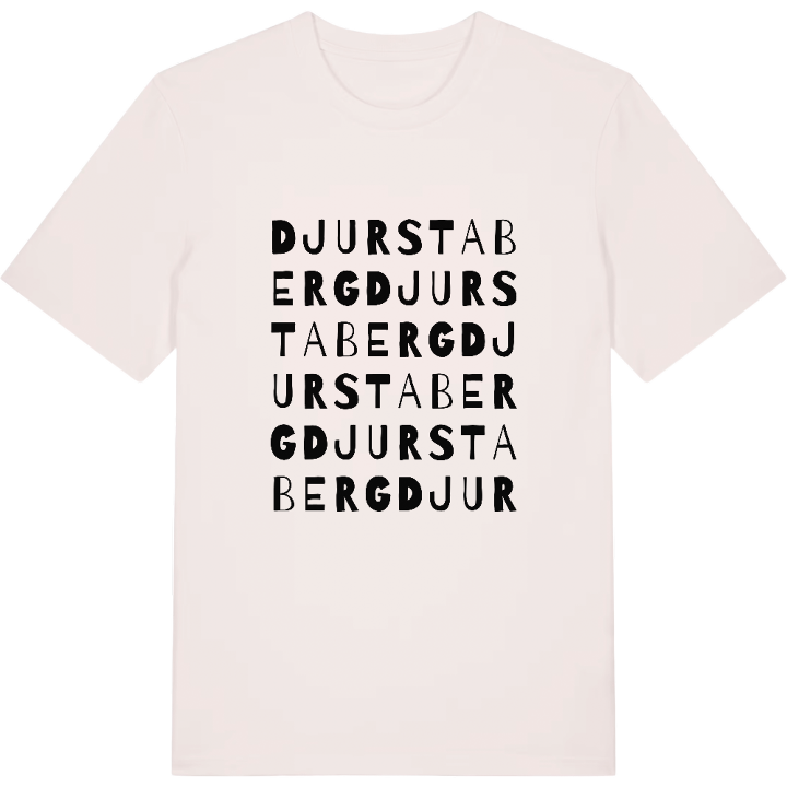 Djurstaberg ordlek t-shirt – t-shirt från PinShirt