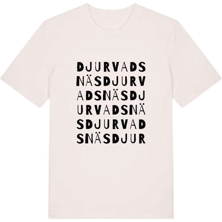Djurvadsnäs ordlek t-shirt – t-shirt från PinShirt