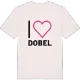 Jag älskar Dobel t-shirt stort tryck