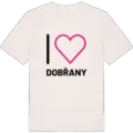 Jag älskar Dobřany t-shirt stort tryck