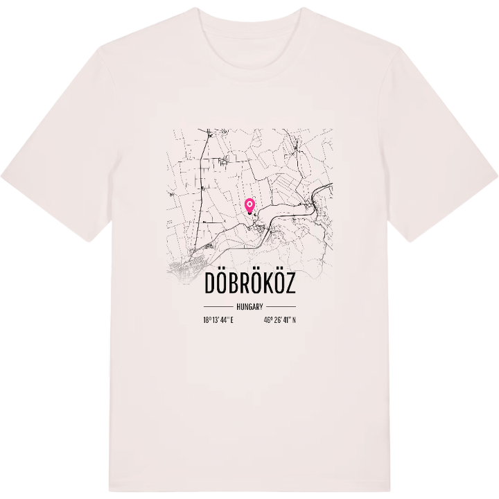 Döbrököz karta t-shirt – t-shirt från PinShirt