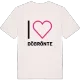 Jag älskar Döbrönte t-shirt stort tryck