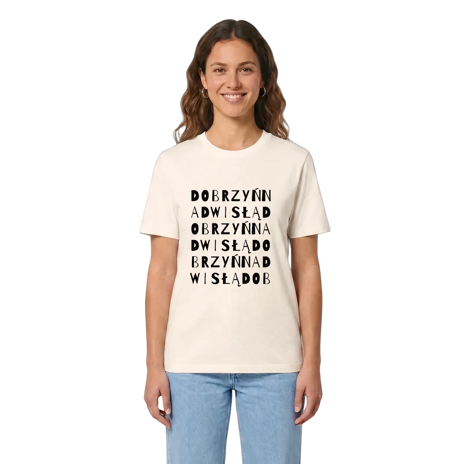 Dobrzyń nad Wisłą ordlek t-shirt – Vintage White, i miljö