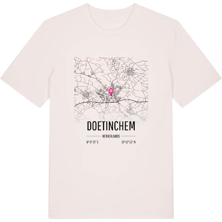 Doetinchem karta t-shirt – t-shirt från PinShirt