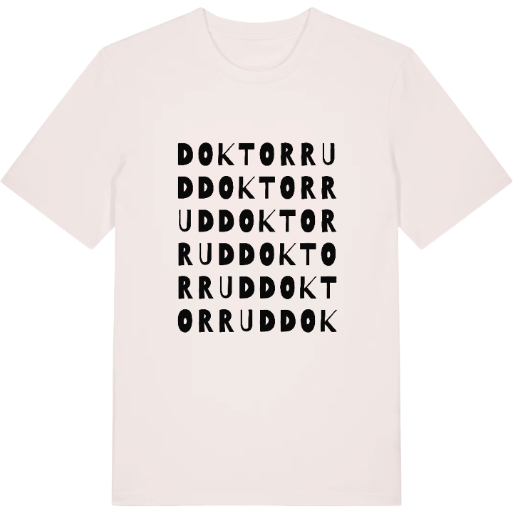 Doktorrud ordlek t-shirt – t-shirt från PinShirt