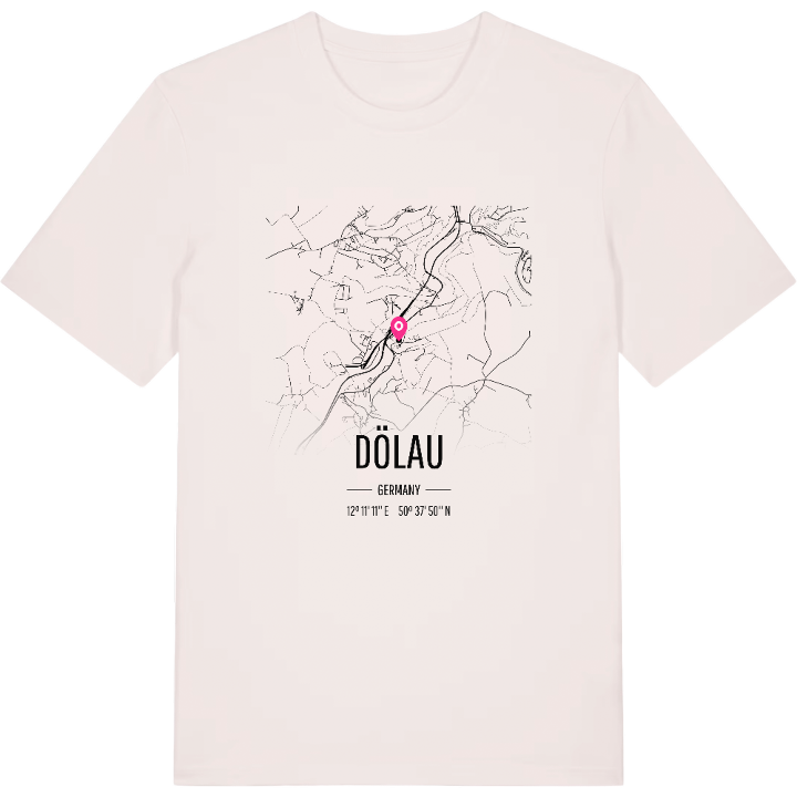 Dölau karta t-shirt – t-shirt från PinShirt