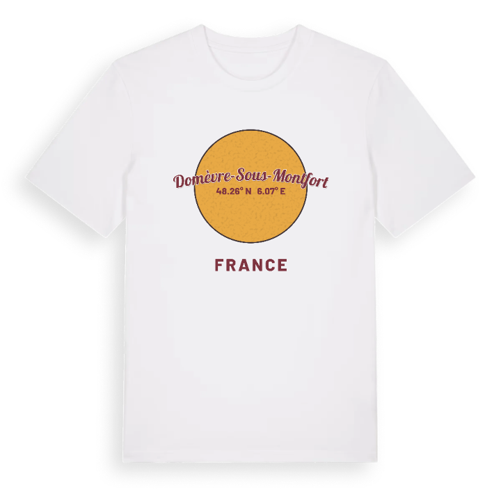 Domèvre-sous-Montfort cirkel t-shirt – t-shirt från PinShirt