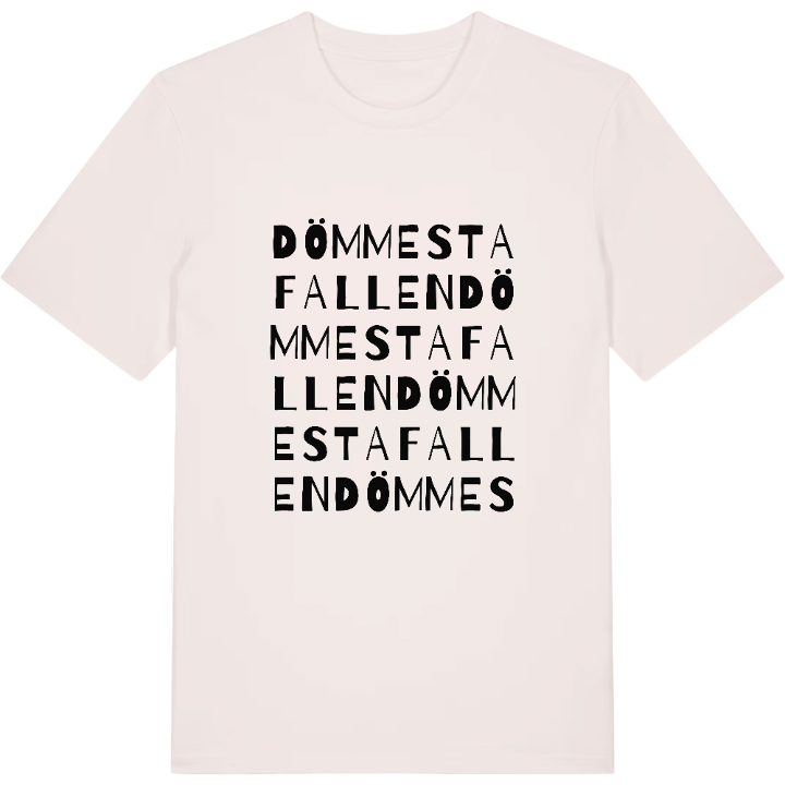 Dömmestafallen ordlek t-shirt – t-shirt från PinShirt