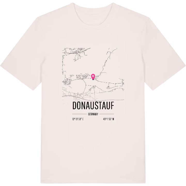 Donaustauf karta t-shirt – t-shirt från PinShirt