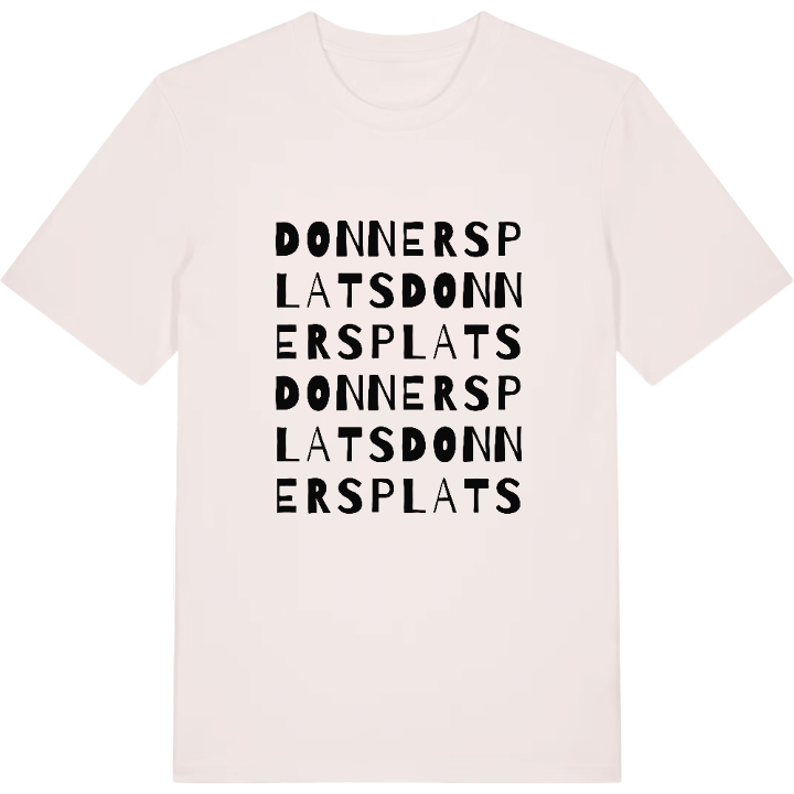 Donners plats ordlek t-shirt – t-shirt från PinShirt