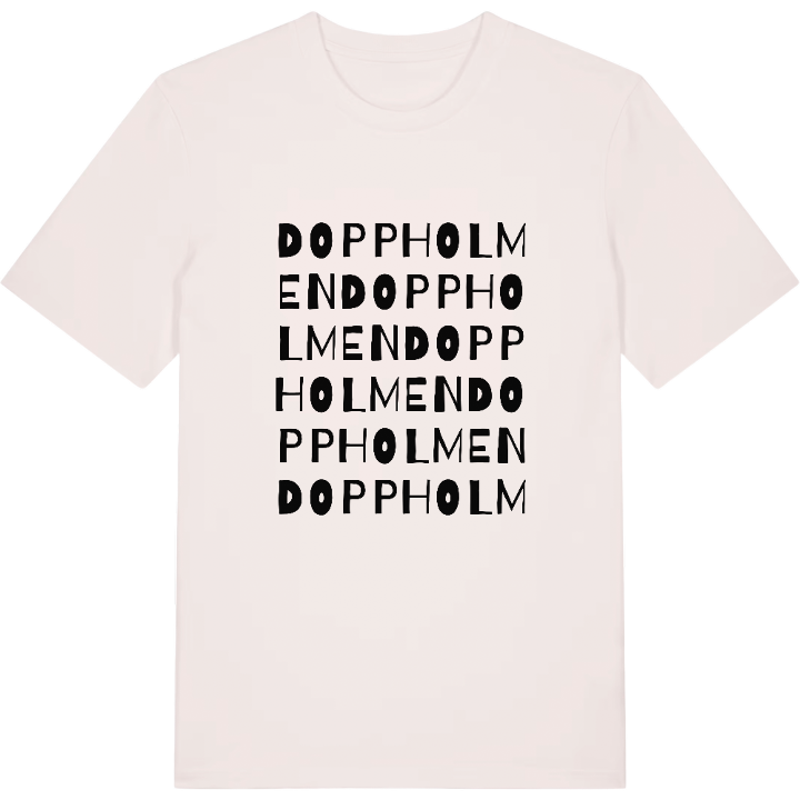 Doppholmen ordlek t-shirt – t-shirt från PinShirt