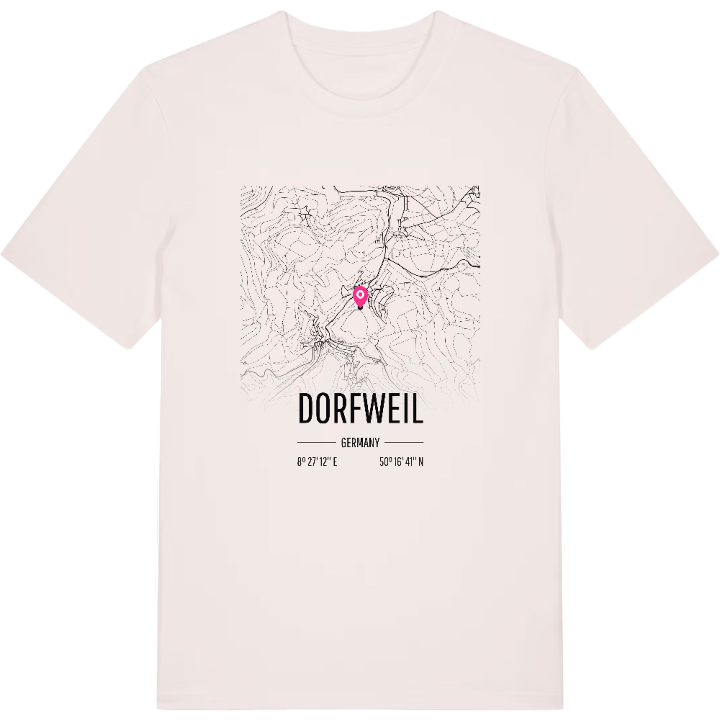Dorfweil karta t-shirt – t-shirt från PinShirt
