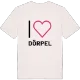 Jag älskar Dörpel t-shirt stort tryck