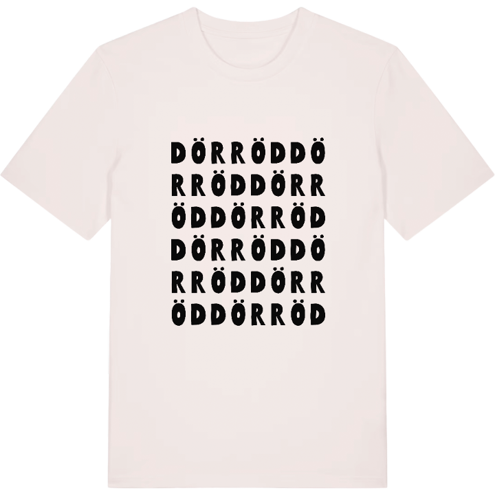 Dörröd ordlek t-shirt – t-shirt från PinShirt