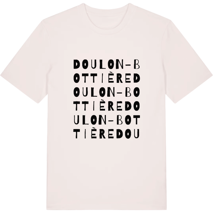 Doulon - Bottière ordlek t-shirt – t-shirt från PinShirt