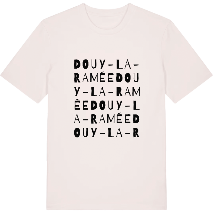 Douy-la-Ramée ordlek t-shirt – t-shirt från PinShirt