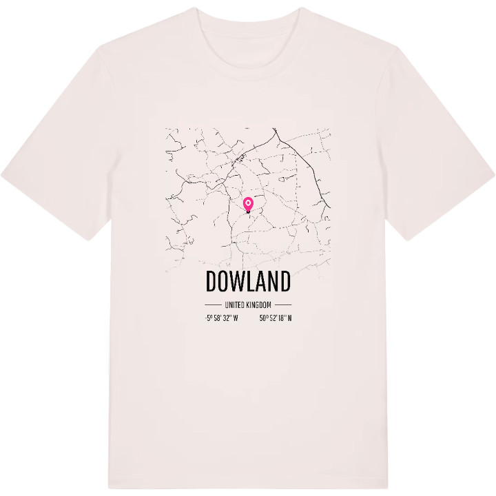Dowland karta t-shirt – t-shirt från PinShirt