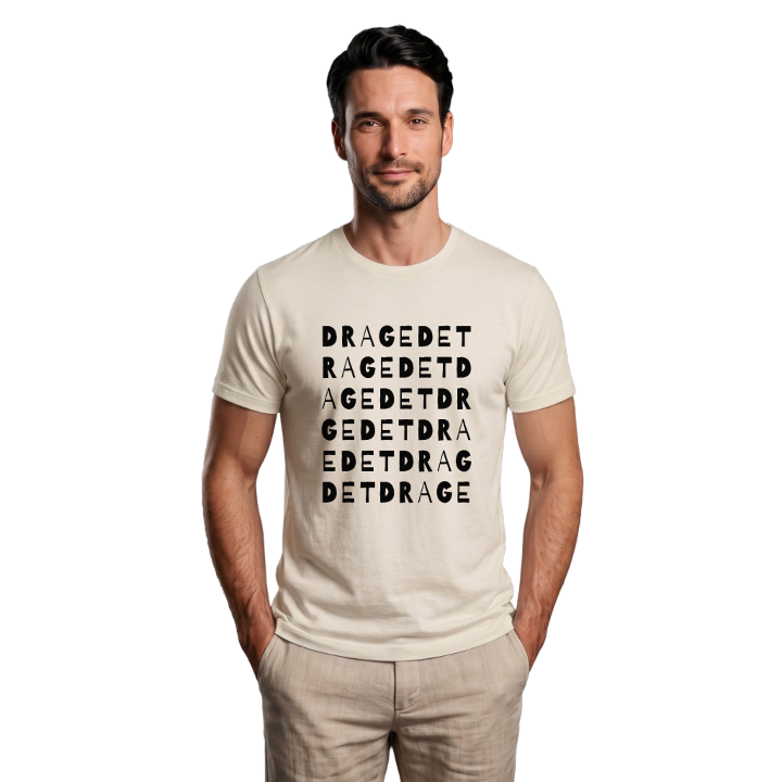 Dragedet ordlek t-shirt – t-shirt från PinShirt