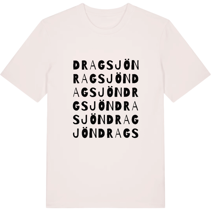 Dragsjön ordlek t-shirt – t-shirt från PinShirt