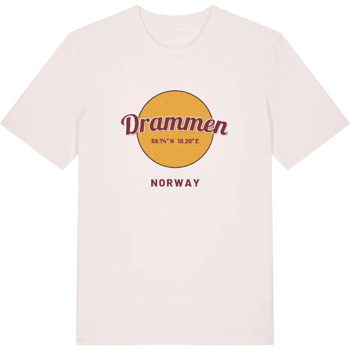 Drammen cirkel t-shirt – t-shirt från PinShirt