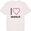 Jag älskar Dramsjö t-shirt stort tryck