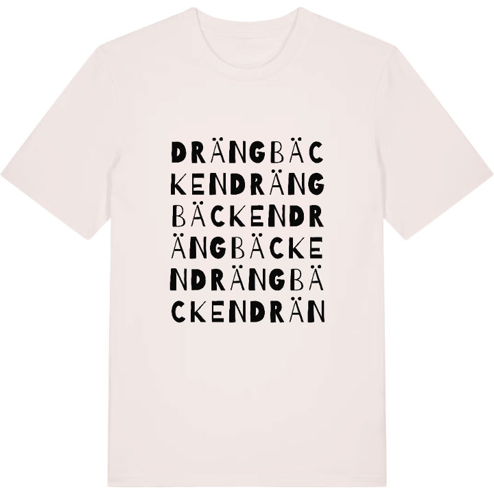 Drängbäcken ordlek t-shirt – t-shirt från PinShirt