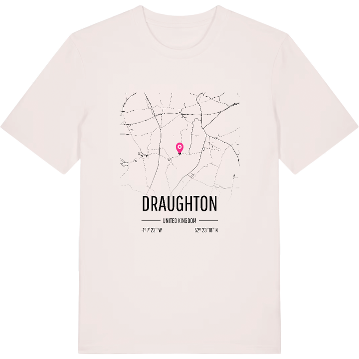 Draughton karta t-shirt – t-shirt från PinShirt