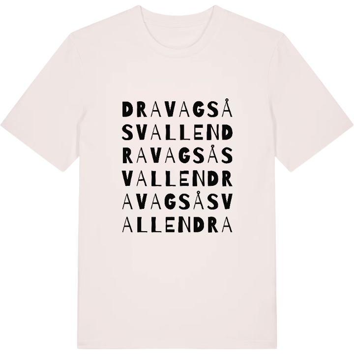 Dravagsåsvallen ordlek t-shirt – t-shirt från PinShirt
