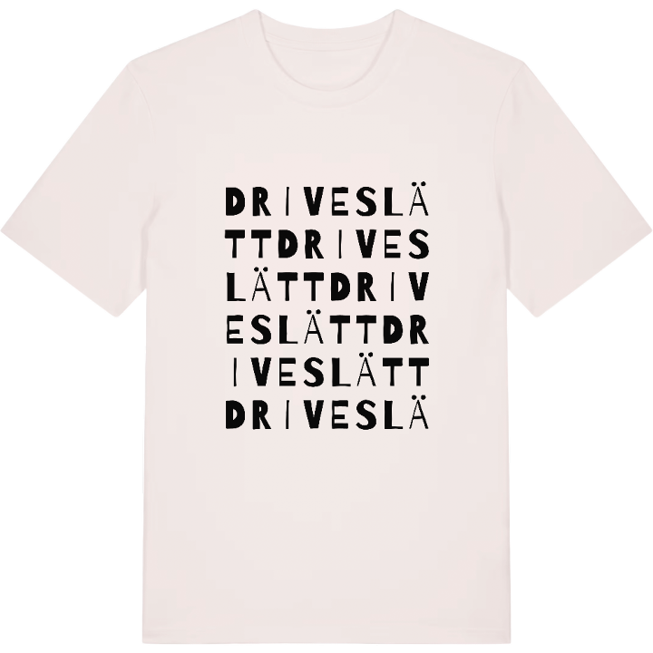 Driveslätt ordlek t-shirt – t-shirt från PinShirt