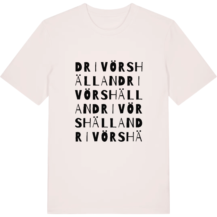 Drivörshällan ordlek t-shirt – t-shirt från PinShirt