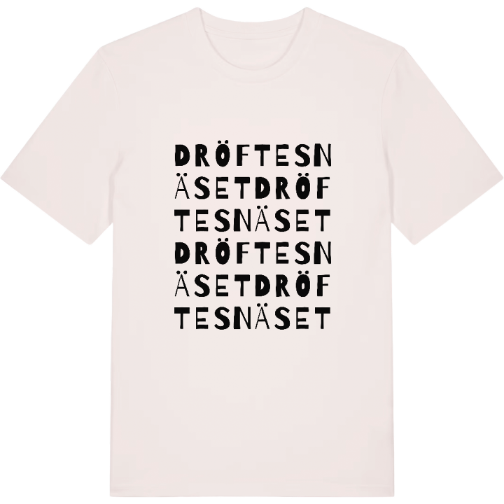 Dröftesnäset ordlek t-shirt – t-shirt från PinShirt