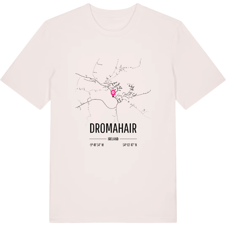 Dromahair karta t-shirt – t-shirt från PinShirt