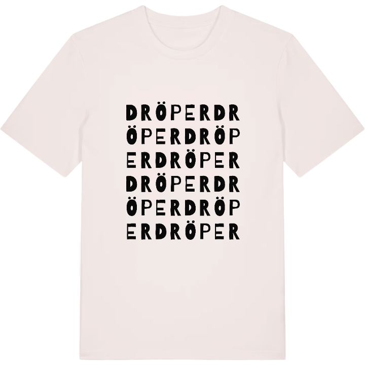 Dröper ordlek t-shirt – t-shirt från PinShirt