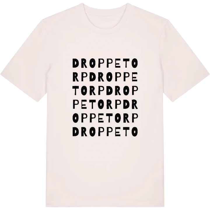 Droppetorp ordlek t-shirt – t-shirt från PinShirt