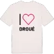 Jag älskar Droué t-shirt stort tryck