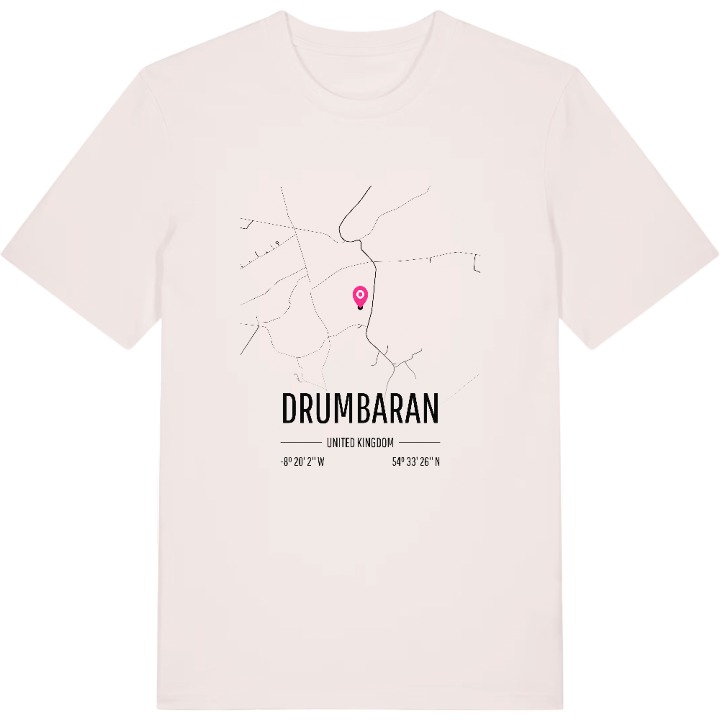 Drumbaran karta t-shirt – t-shirt från PinShirt