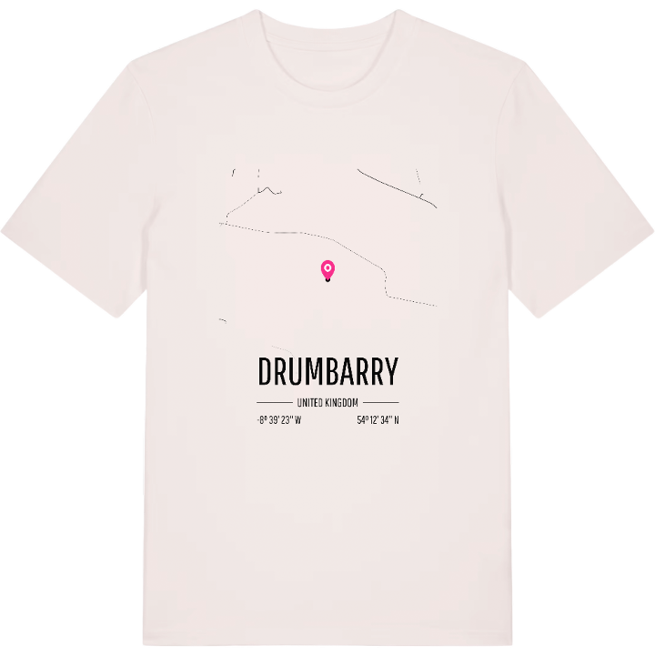 Drumbarry karta t-shirt – t-shirt från PinShirt