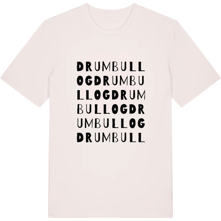 Drumbullog ordlek t-shirt – t-shirt från PinShirt