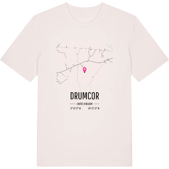 Drumcor karta t-shirt – t-shirt från PinShirt