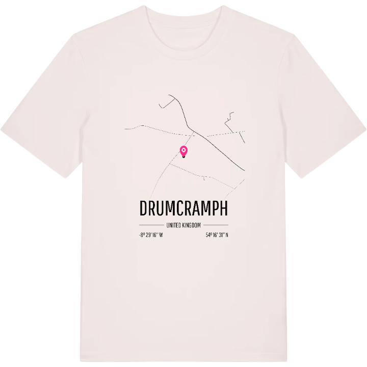 Drumcramph karta t-shirt – t-shirt från PinShirt